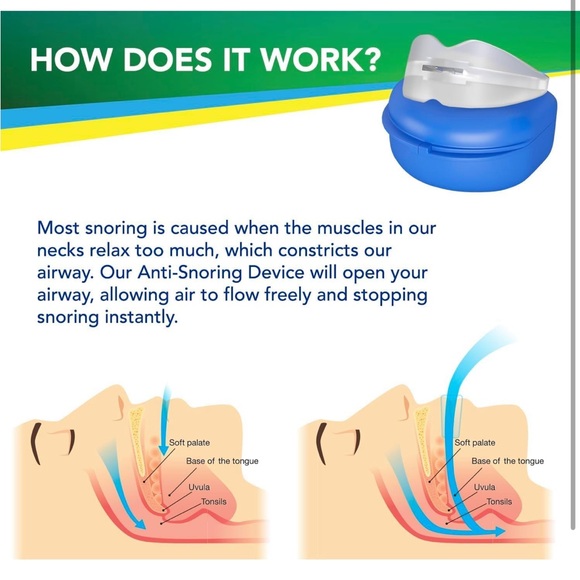 Never used/never opened ANTI-SNORING MOUTH PIECE - Picture 3 of 5